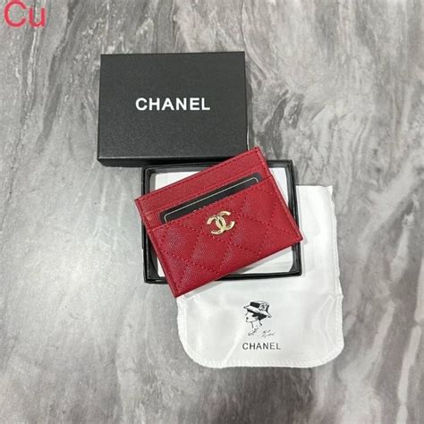 chanel card holder ราคา|ซองใส่การ์ดคลาสสิค .